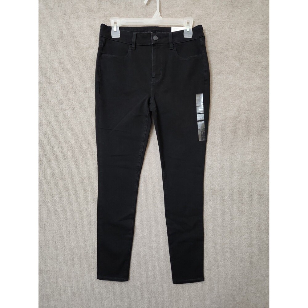American Eagle Dream Stretch Jegging Jeans Womens 8 29 Black NEW